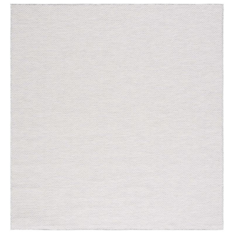 Tapis intérieur / extérieur ivoire / multicolore Hypatos 233, Carré 5 pi 1 po