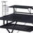 Desk,Black Computer Desk With Keyboard Tray