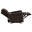 Fauteuil inclinable et oscillant brun foncé Trask-2092753957