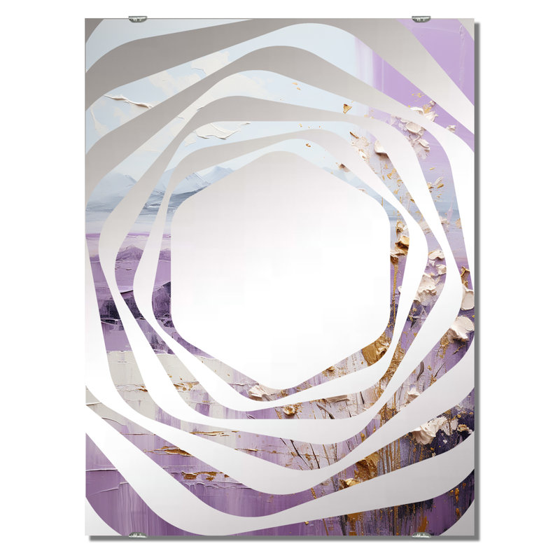 Miroir mural Schmitz - Abstract Landscape MIR140644, 40 po x 30 po