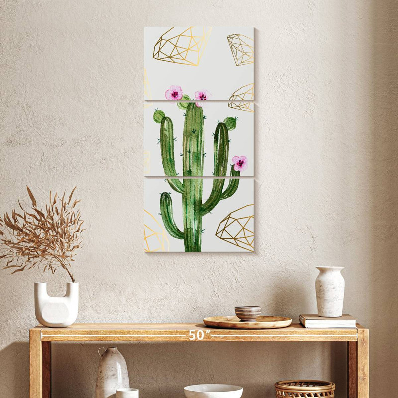 Cactus élégant, H 38 po x l 18 po