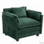 Fauteuil simple surdimensionné de 39,76 po avec repose-pieds Boucle-889454935