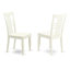 Ensemble de table de salle à manger et de chaises 7 pièces comprenant une table de salle à manger rectangulaire avec rallonge papillon et 6 chaises, 42 po x 78 po, lin blanc-27075003-27074980