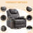 Upholstered Heated Massage Chair-423692567