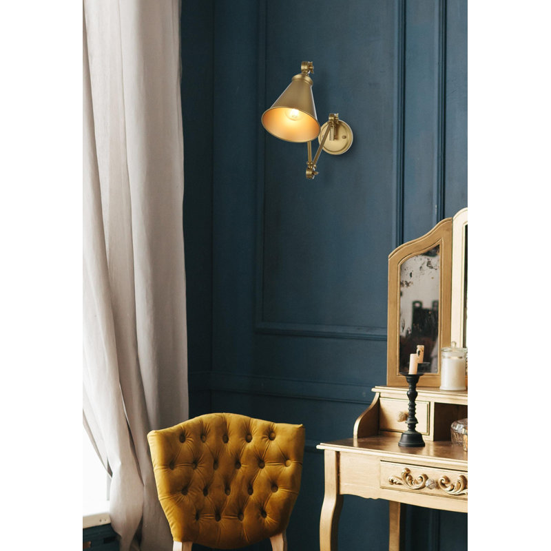 Allida Wall Sconces, Satin Gold