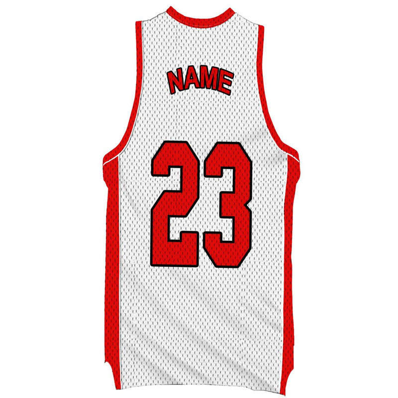 Adhésif décoratif Basketball Jersey, H 16 po x l 8 po, Blanc