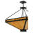 Whitewing 4 - Light Antique Copper Geometric Pendant