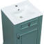 Meuble-lavabo de 20 po, lavabo en céramique, charnières à fermeture en douceur, tablettes réglables, petites salles de bain avec rangement efficace, savoir-faire solide, poignée en alliage d'aluminium, utilisation facile-121569716