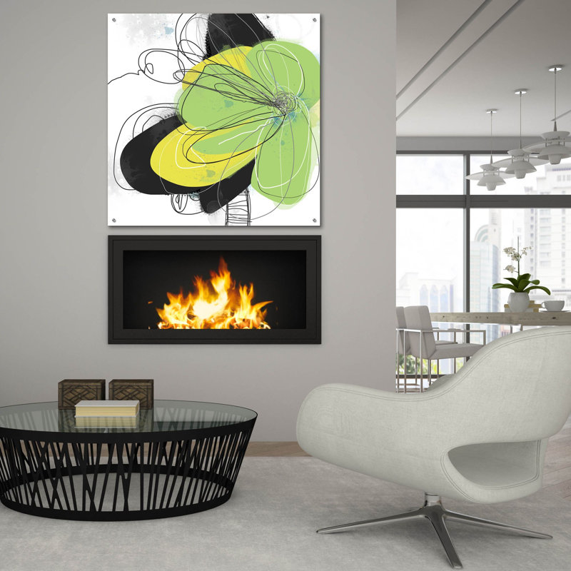 «Joyful Soul 2» par Jan Weiss, art mural en verre acrylique, H 36 po x l 36 po x P 0,2 po