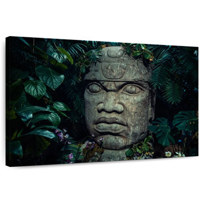 Tête Leisha Mayan Olmec
