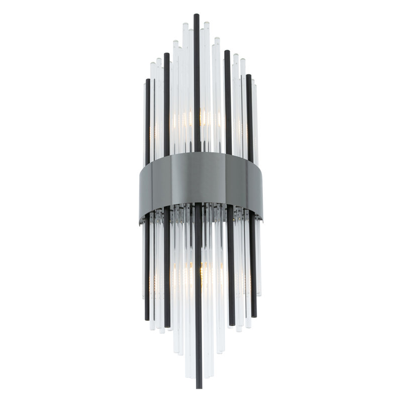 Jolon 2-Light Iron Flush Mounted Sconce