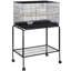 118.5cm Metal Flight Cage with Wheels-1852642481