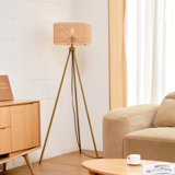 Bouzov 60'' Satin Brown Floor Lamp