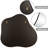 Jhanel Cloud-Shaped Black Wall Mirror