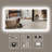 Kyum Frameless LED Lighted Bathroom Vanity Mirror Wall Mirror with Frontlit & Backlit Dimmable Anti-fog Mirror-398278229
