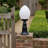 Petal Silhouette Outdoor Pedestal Light
