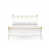 Blanc mat / Or antique est en rupture de stock