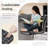 Vegan Leather Swivel Adjustable Height Bar Stool-107167918