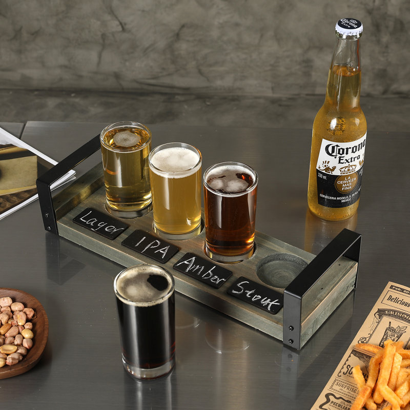 Luckenson 5 pièces 5 oz. Ensemble de verres à bière en verre