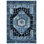 Tapis oriental bleu clair / noir Abbie-Gail