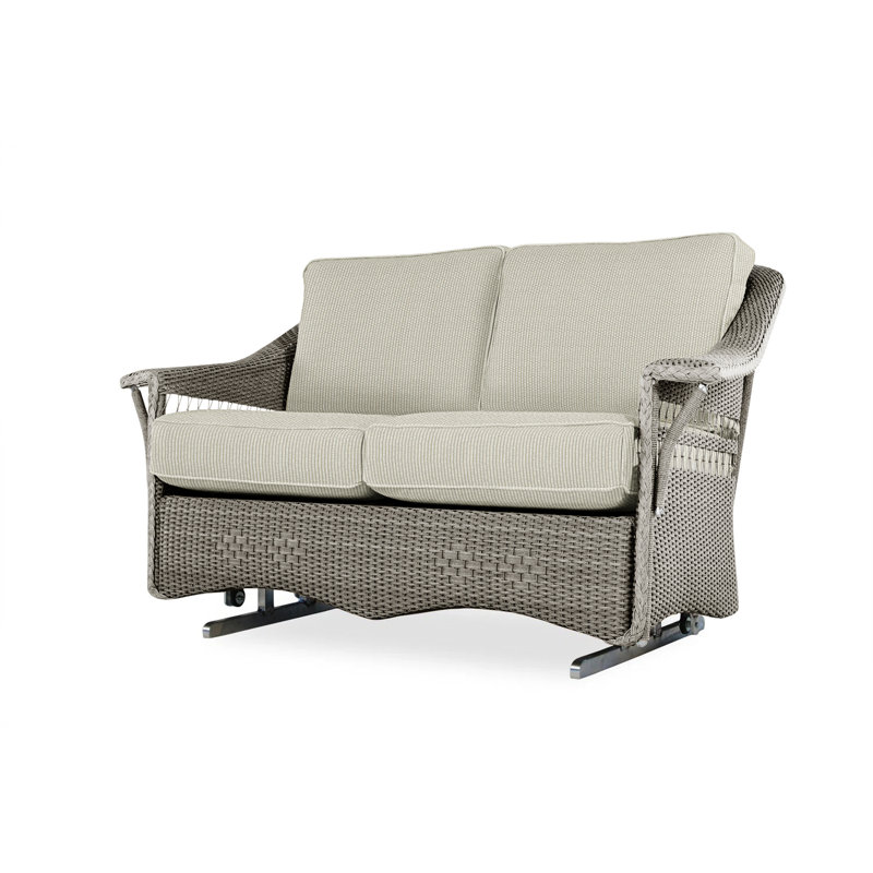Nantucket Outdoor 2 - Seat Loveseat, Stratosphere Cloud, Pewter