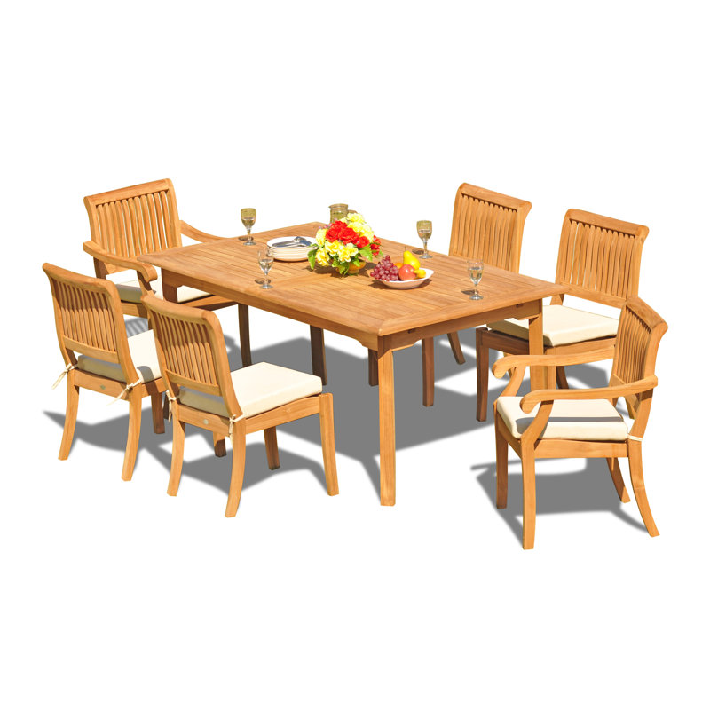 Ensemble de salle à manger 7 pièces Masten, 6, 31" H x 94" L x 40" W
