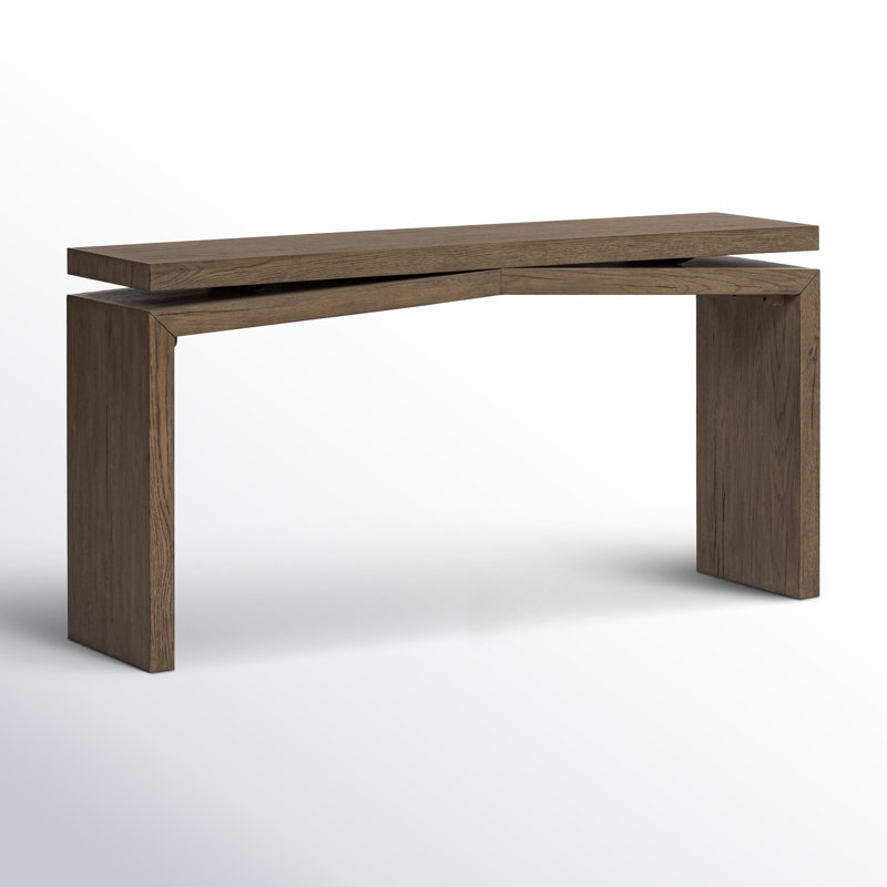 Matthes Solid Wood Console Table, Rustic Gray, 30.75" H x 60" W x 15" D