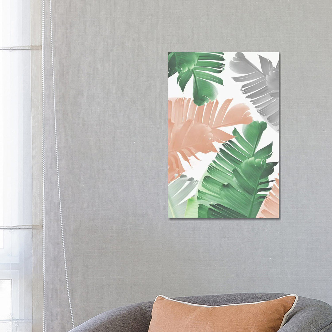 Banana Leaf Play von Sisi & Seb - Gallery-Wrapped Canvas Giclée on Canvas