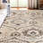 Fanrum Floral Damask Multicolor  Area Rug-2029956936