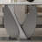 Modern Rectangular Faux Marble Dining Table-105511090