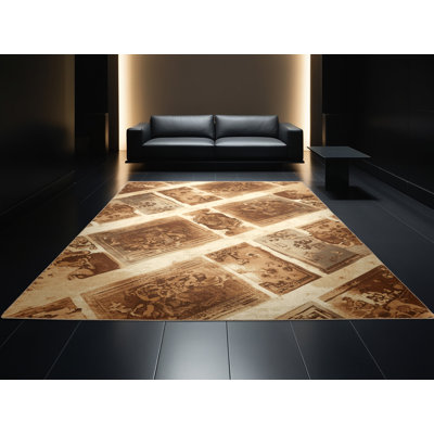 Tapis traditionnel lavable à la machine Parkwoods
