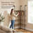 4-Tier Industrial Pipe Corner Shelf, Rustic Wood Wall Mount Corner Bookshelf, L-Shaped Open Storage Display Rack For Living Room, Bedroom, Kitchen, Home Office