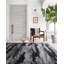 Tapis à poils longs moelleux et moderne à motif abstrait moderne-112318066