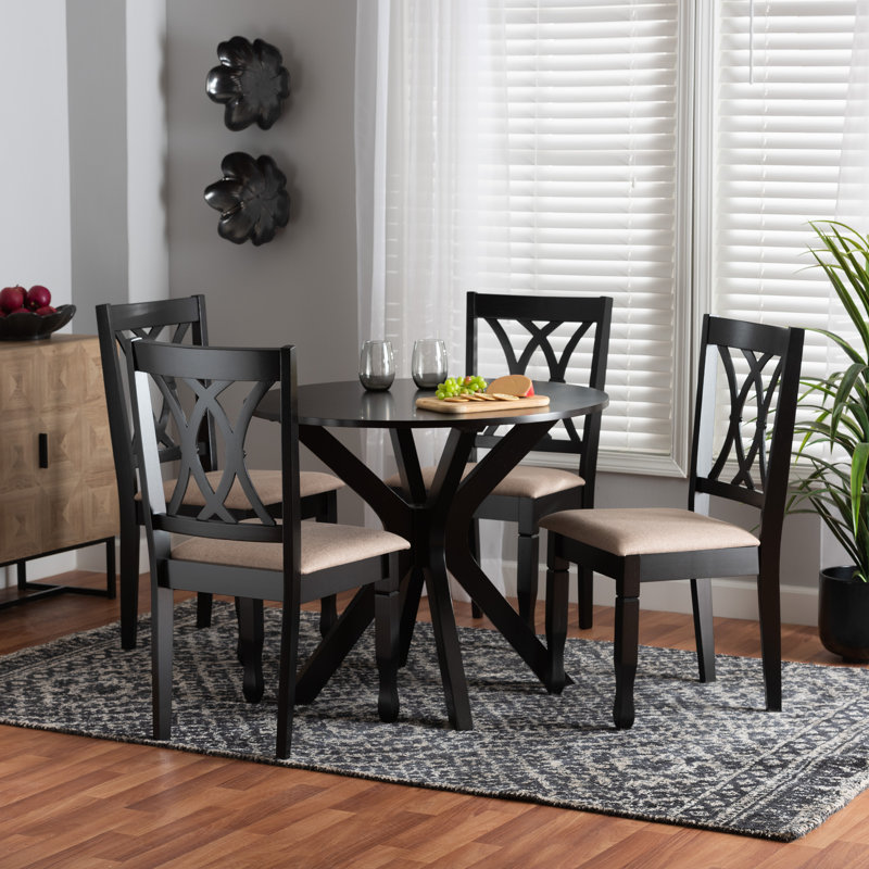 Ensemble repas pour 4 personnes Lavoie, Beige