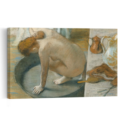 La Baignoire, 1886, estampe d'art mural abstrait contemporain impressionniste