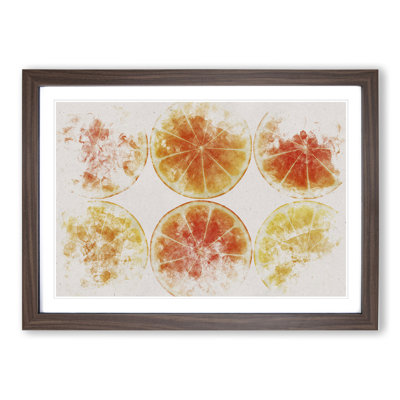 Orange Fruit Slices - Picture Frame Painting