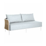 Havana 57" Wide Outdoor Loveseat with Cushions