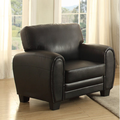 Coombs Faux Leather Armchair