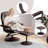 Bernalee Faux Leather Swivel Recliner-1090844159