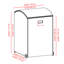 Carriebell Plastic Single Bin Store