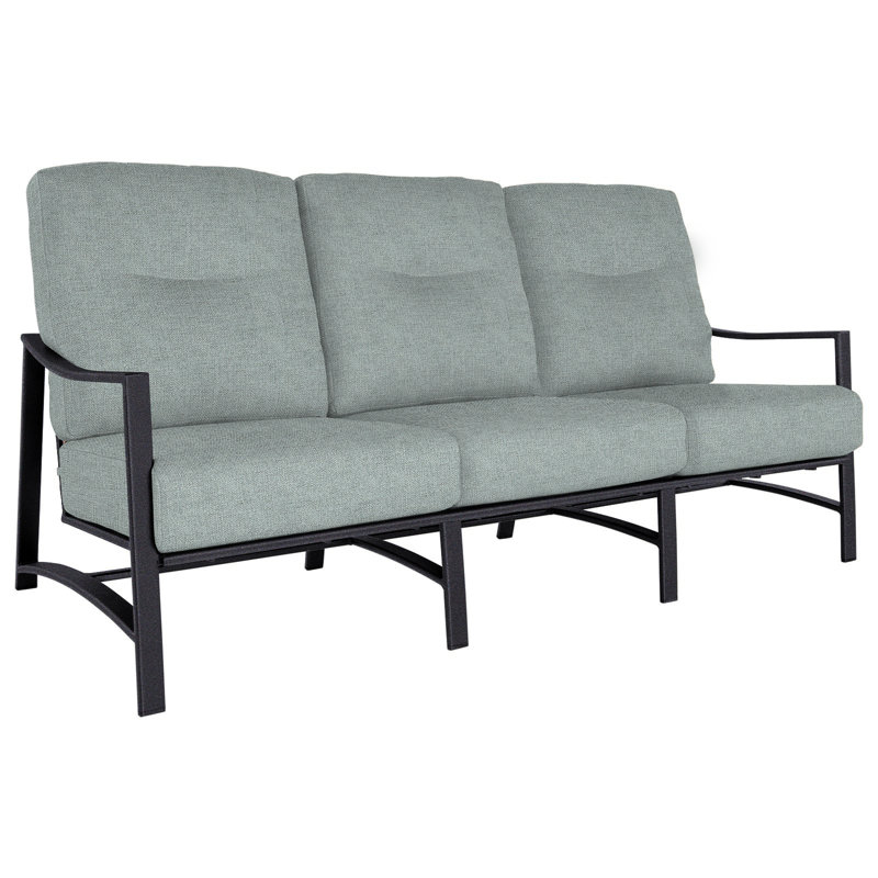 Avana Outdoor 3 - Seat Patio Sofa, Alcazar Redwood, Graphite