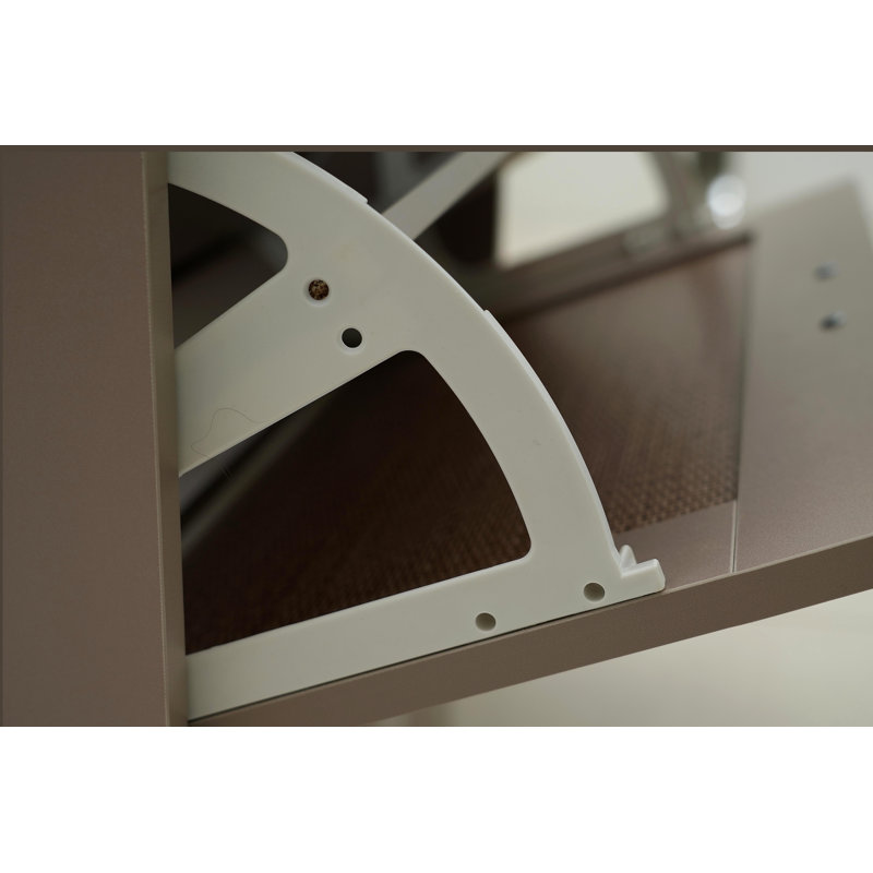 Étagère à chaussures à 2 niveaux pour vestibule, rangement de chaussures stable et spacieux