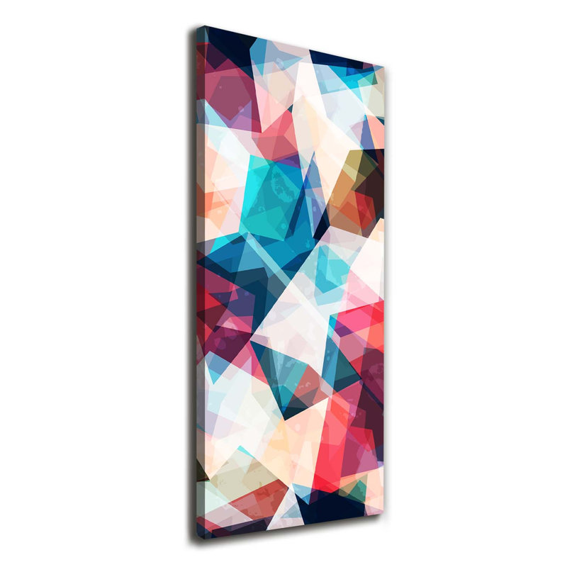 Mosaic Abstraction 1 Piece Wrapped Canvas Wall Art
