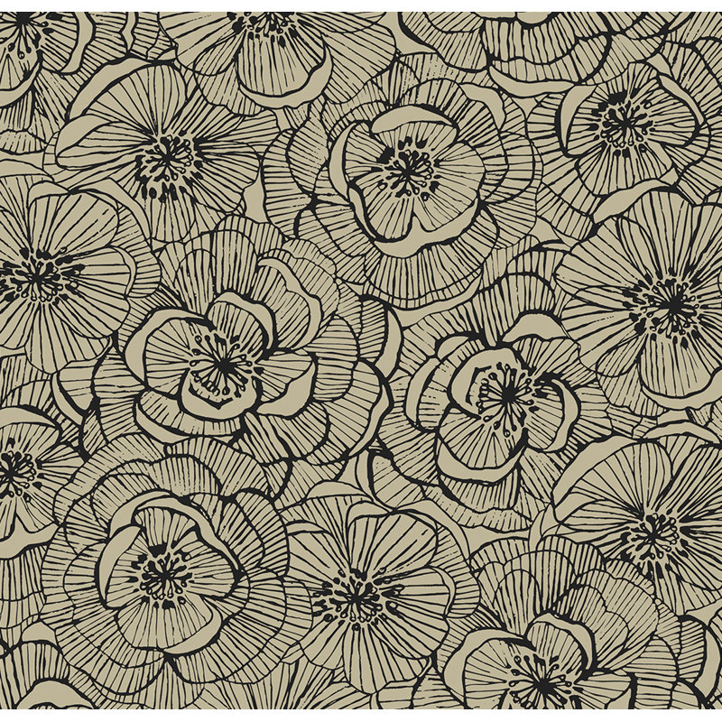Peel & Stick Floral Roll