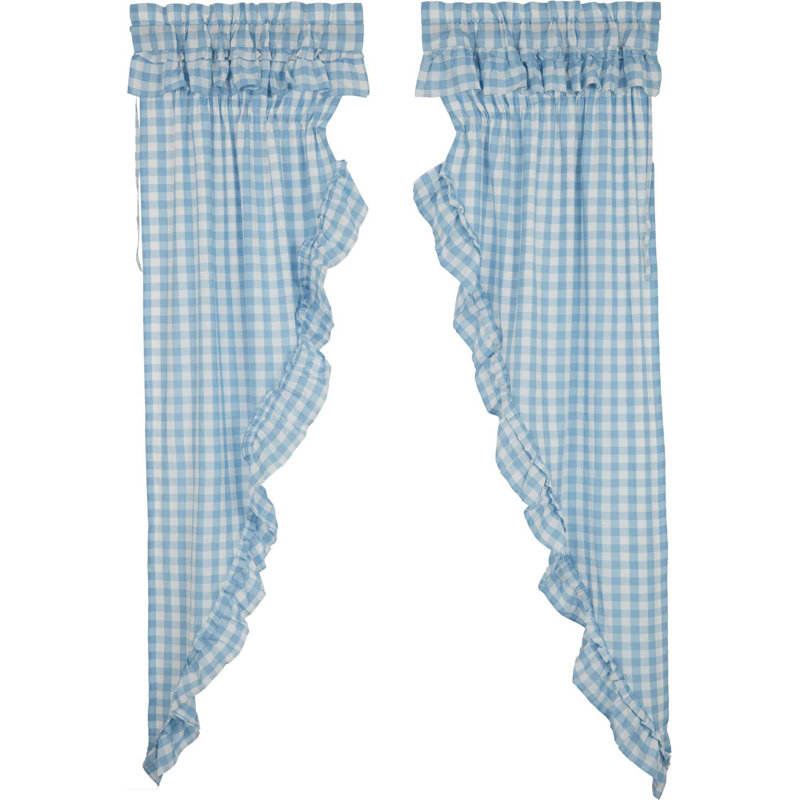  Paire de rideaux obscurcissant avec passe-tringle Annie Buffalo, Bleu crépuscule, L 36 po x L 84 po