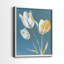 FLORAL Series CL III - reproduction encadrée de qualité supérieure - prête à être accrochée - aucun clou requis