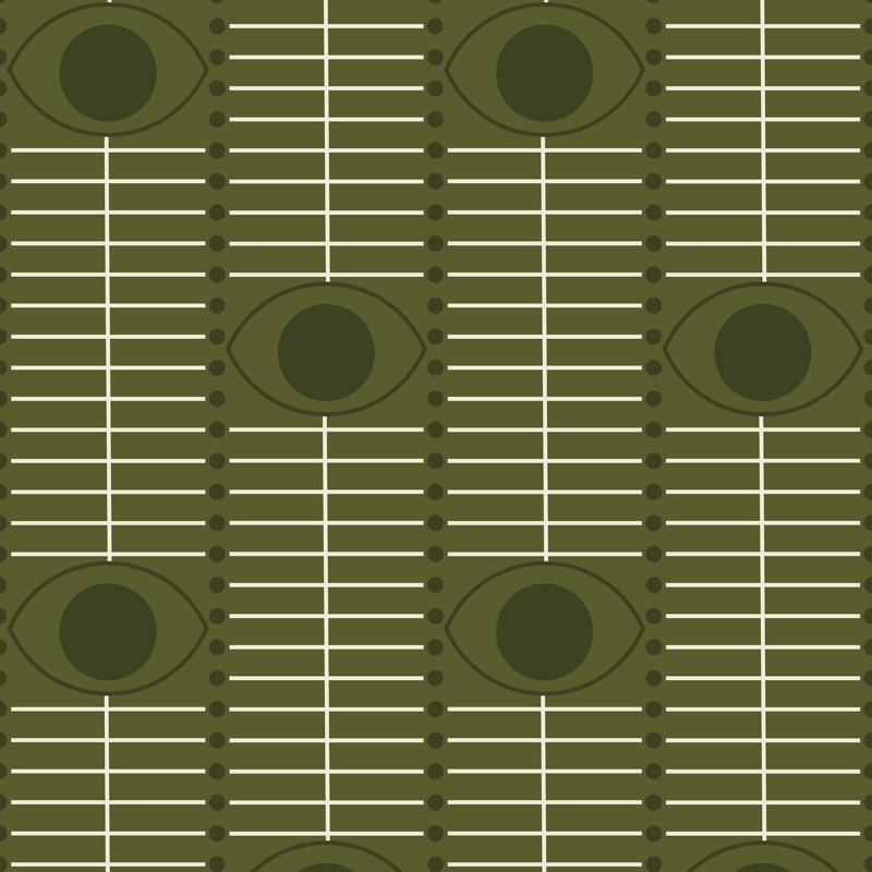 Osidan - Olive Oasis Wallpaper, Non-Pasted, Olive, Faux Grasscloth