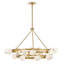 Selene 18 - Light Wagon Wheel Chandelier