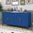 U-Style Accent Storage Cabinet, Sideboard Wooden Cabinet With Metal Handles, Ideal For Hallway, Entryway, Living Room, Versatile Furniture For Home Organization-910635036