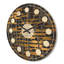 Horloge murale à carreaux-63893443